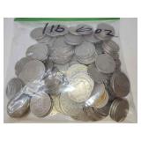1 lb 6 oz of v nickels