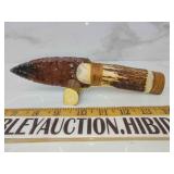 Beautiful made knife with Arrowhead?
