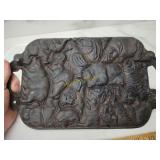 Cast iron animal pan