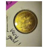 1955 Mexico gold coin