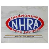 NHRA metal sign