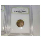 Two San Francisco mint wheat pennies