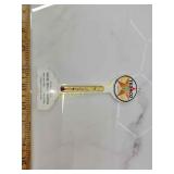 Vintage Texaco plastic thermometer advertisement