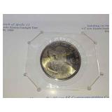 First man on the move $5 commemorative coin