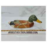 Hand painted duck decoy wood