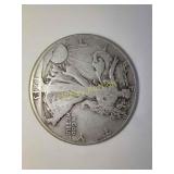 1943 walking Liberty half dollar silver