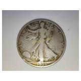 1935 walking Liberty half dollar