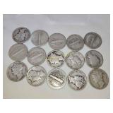 15x Mercury Silver Dimes