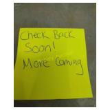 Check back tons more  coming