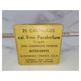 9 mm 25 count Interarms