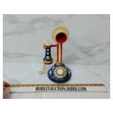 Vintage American flag candlestick phone