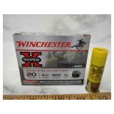 Winchester 20 gauge 2 and 3/4 Deer slug