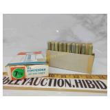 Rare Thompson center Contender ammo 357 hot shot