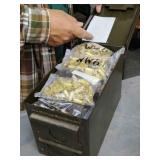 1500 rds 9mm brass plus ammo can