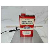 Rifle powder 7 Oz on the scale
