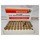 Winchester 9mm Law enforcement ammunition