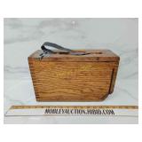 WWI wooden ammo box restored