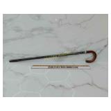 Rare working black powder cane gun late 19th