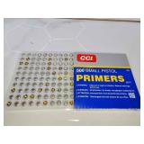 CCI 100 small pistol primers