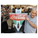 Rare Kay Display Coca-Cola arrow sign