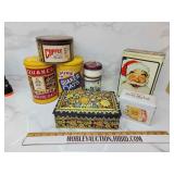Vintage tins