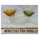Vintage glass bowls