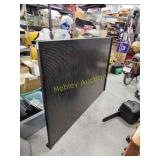 Pegboard with metal frame