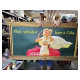 Kay Display Coca-Cola frame and cardboard