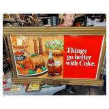 Beautiful Coca-Cola frame with cardboard