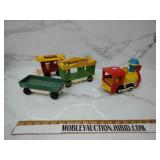 Fisher price train one car is damaged