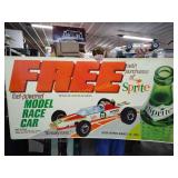 Rare 1970s original Sprite cardstock with tether