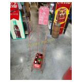Coca-Cola wire bottle rack