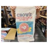 Crows seed corn bag