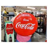 Porcelain 24-in drink Coca-Cola button