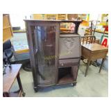 Antique secretary with shelves will need TLC