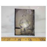 Vintage tintype photograph
