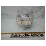Jar of sea shells