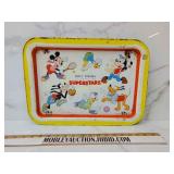 Walt Disney metal serving tray with legs