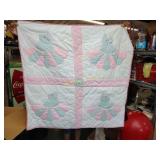 Vintage crib Quilt