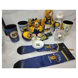 Box full of Indiana pacers memorabilia