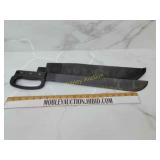 Machete knife with handle and sheath