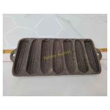 Cast iron cornbread pan