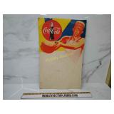 Vintage basketball Coca-Cola advertising