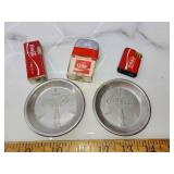 Coca-Cola lighters and ashtray