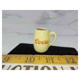 Unusual coors mini mug
