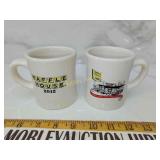 2 Waffle House coffee cups Heavy