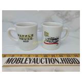 2 Waffle House coffee cups Heavy