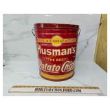 Hushmans potato chip can beautiful cam for the