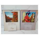 1956 and 57c calendars
