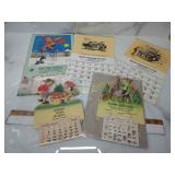 Vintage calendars